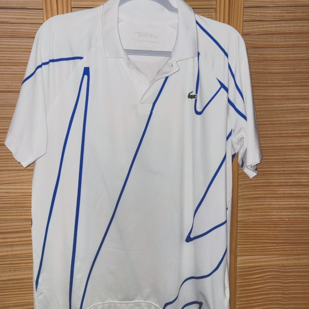 Lacoste Sport Novak Djokovic Ultra Dry medium polo new without tag